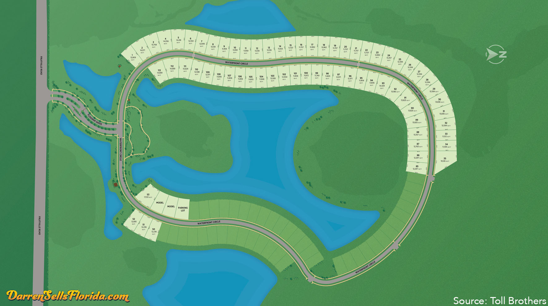 site map at monterey lakewood ranch